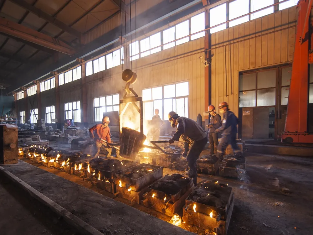 Foundry production scene from Relia Casting’s factory gallery