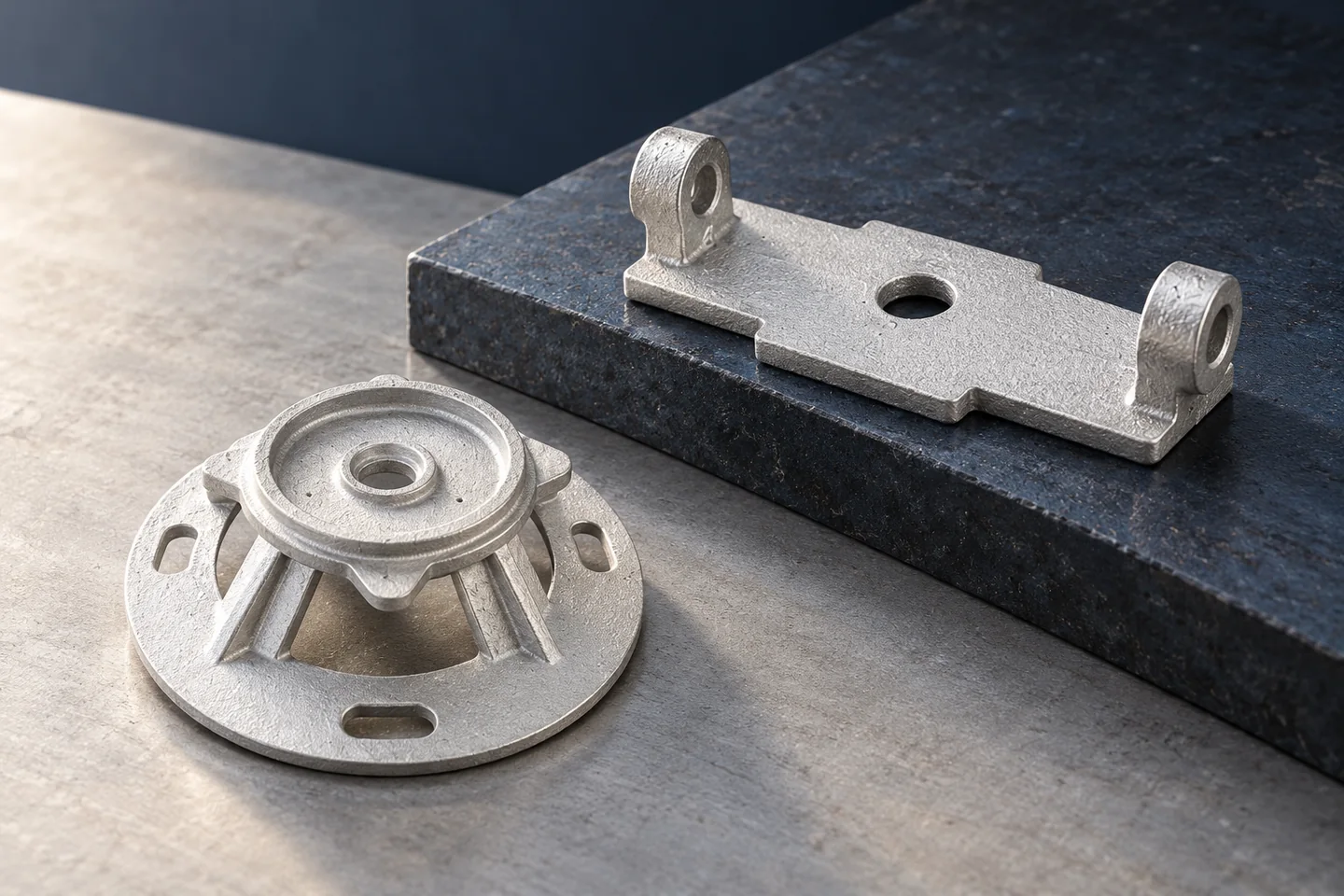 AI detail of a catalogue mounting feature and support web