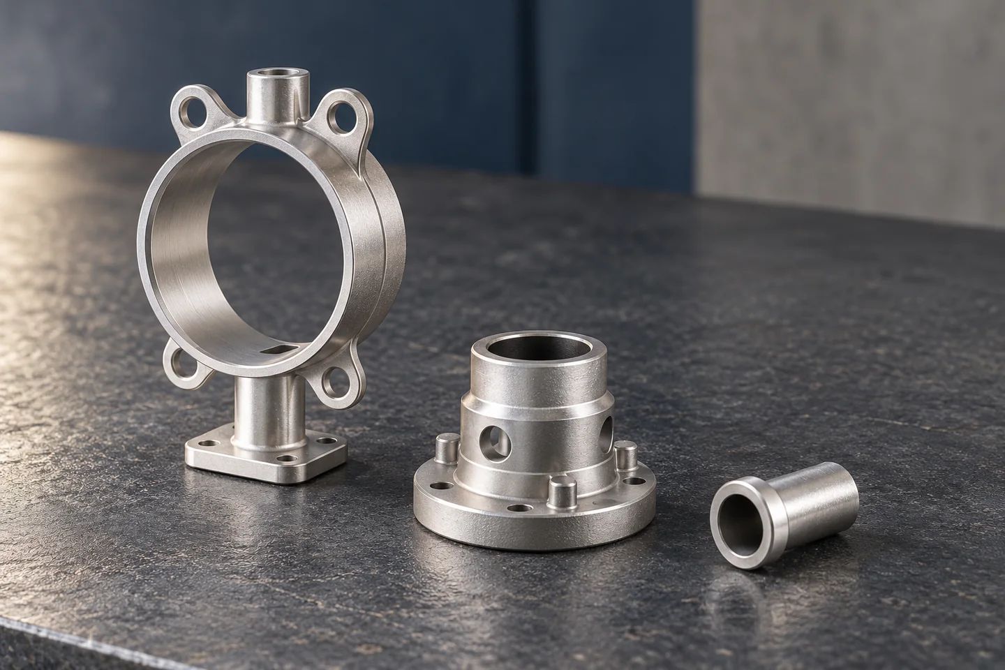 Representative ring bodies and fittings from our component range.