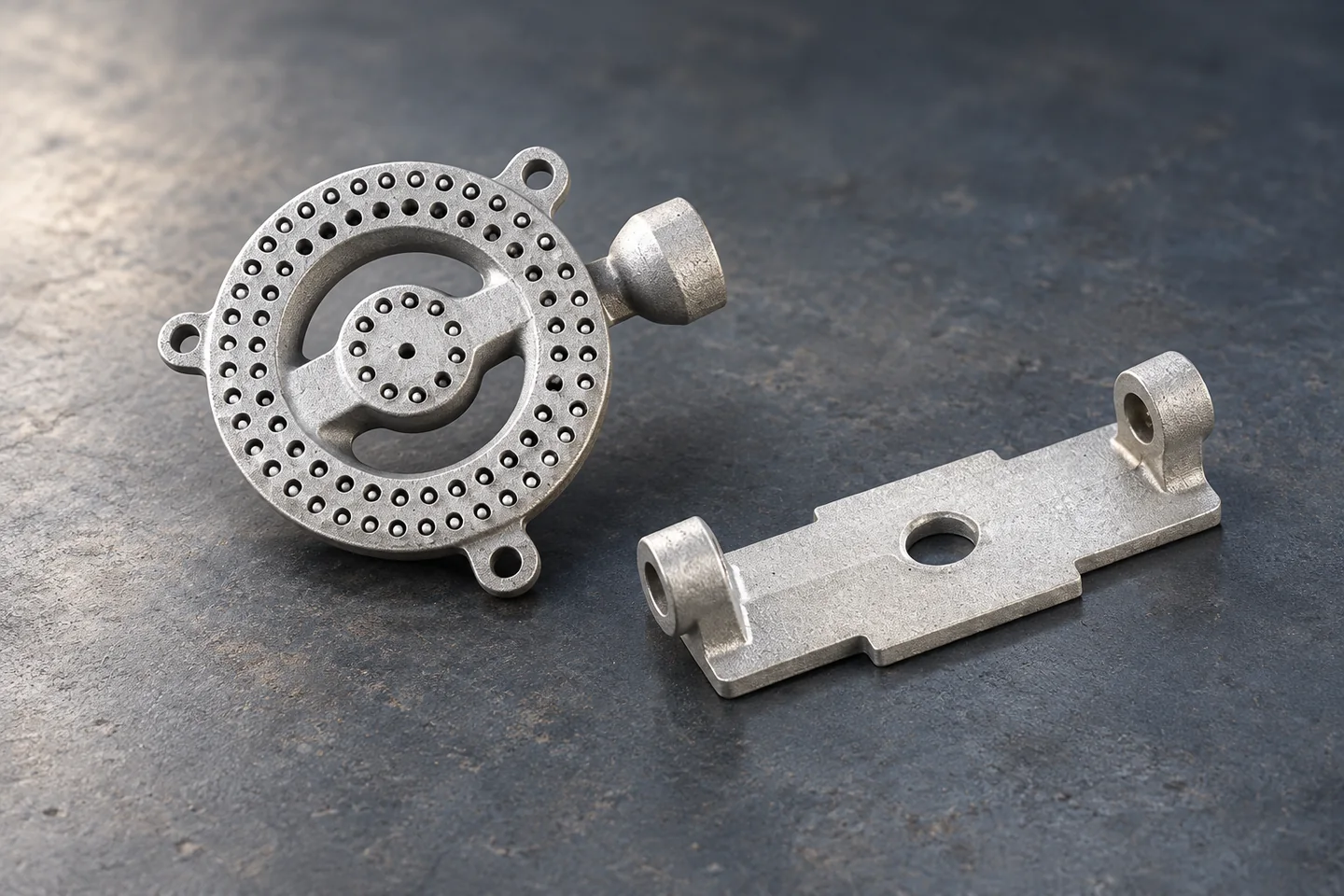 AI illustration of catalogue-derived mounting components for a machinery enquiry
