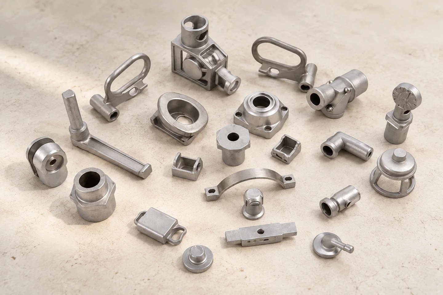 Bracket and fitting forms from the mixed-application component range.