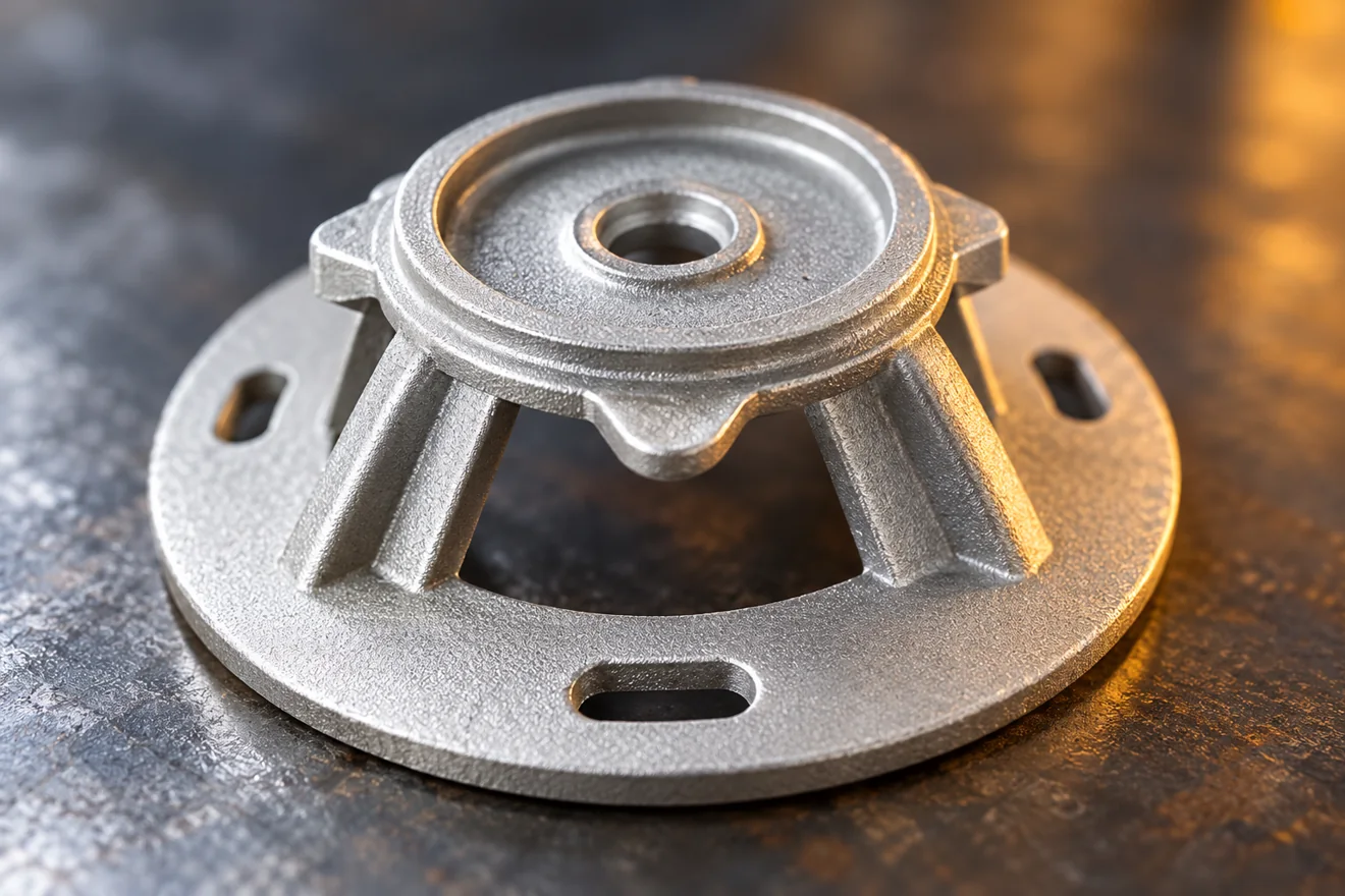 A conical support needs its mounting and central contacts requalified for a new source.