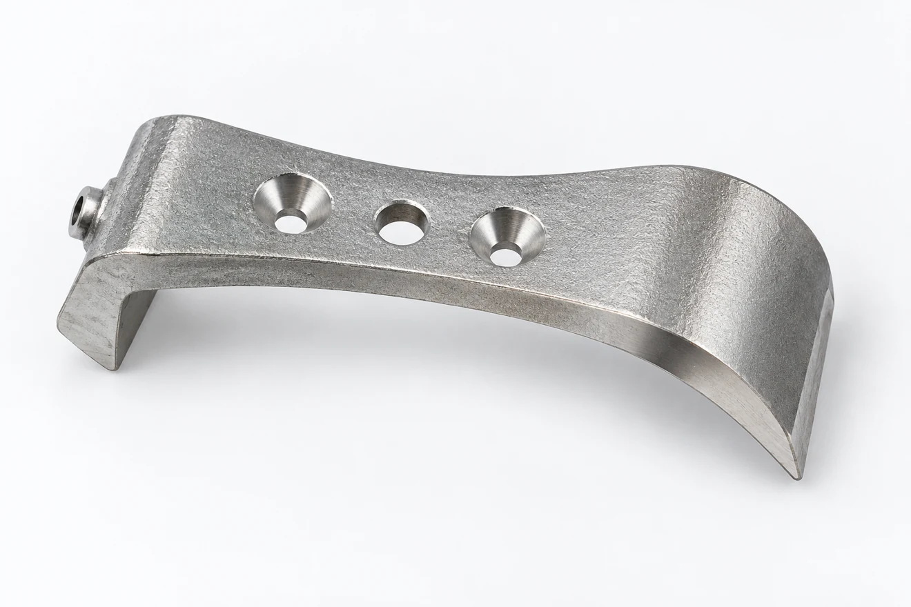 curved cutter reference illustration. A different cutter-blade reference illustrates working clearance; machine compatibility follows the actual drawing.