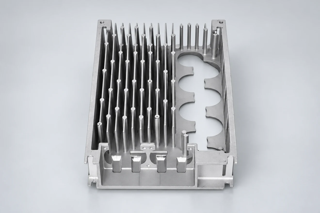 Repeated thin fins introduce spacing and cleanup-access decisions.