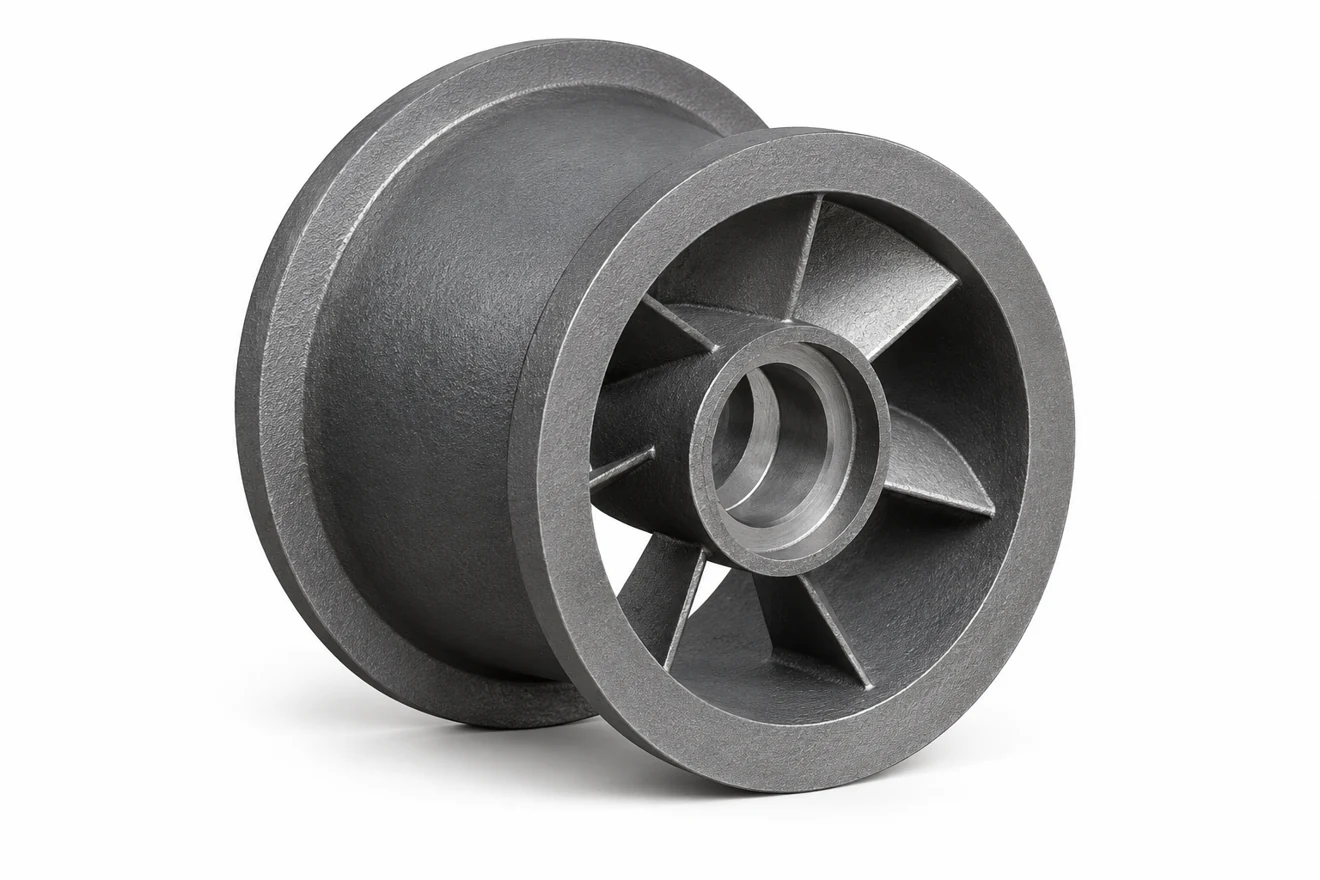 An impeller-like wheel has a different geometry and acceptance scope from a housing.