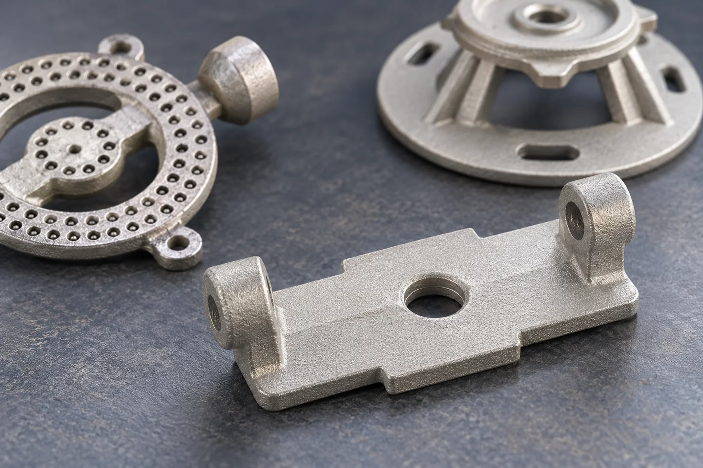 AI detail of a catalogue-derived mounting bore and support web