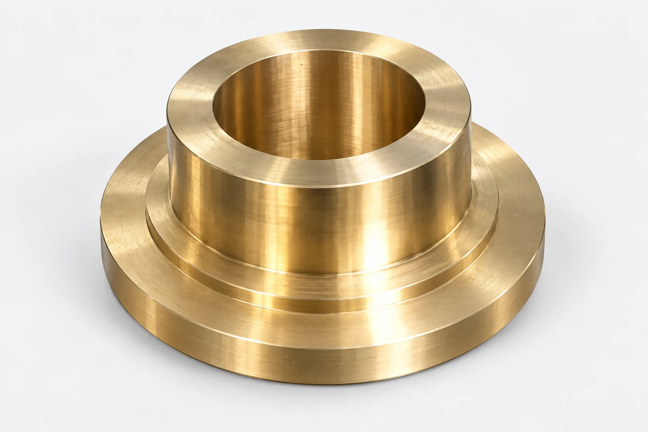 flanged annular body illustration. An annular fitting is a different material and finishing line.