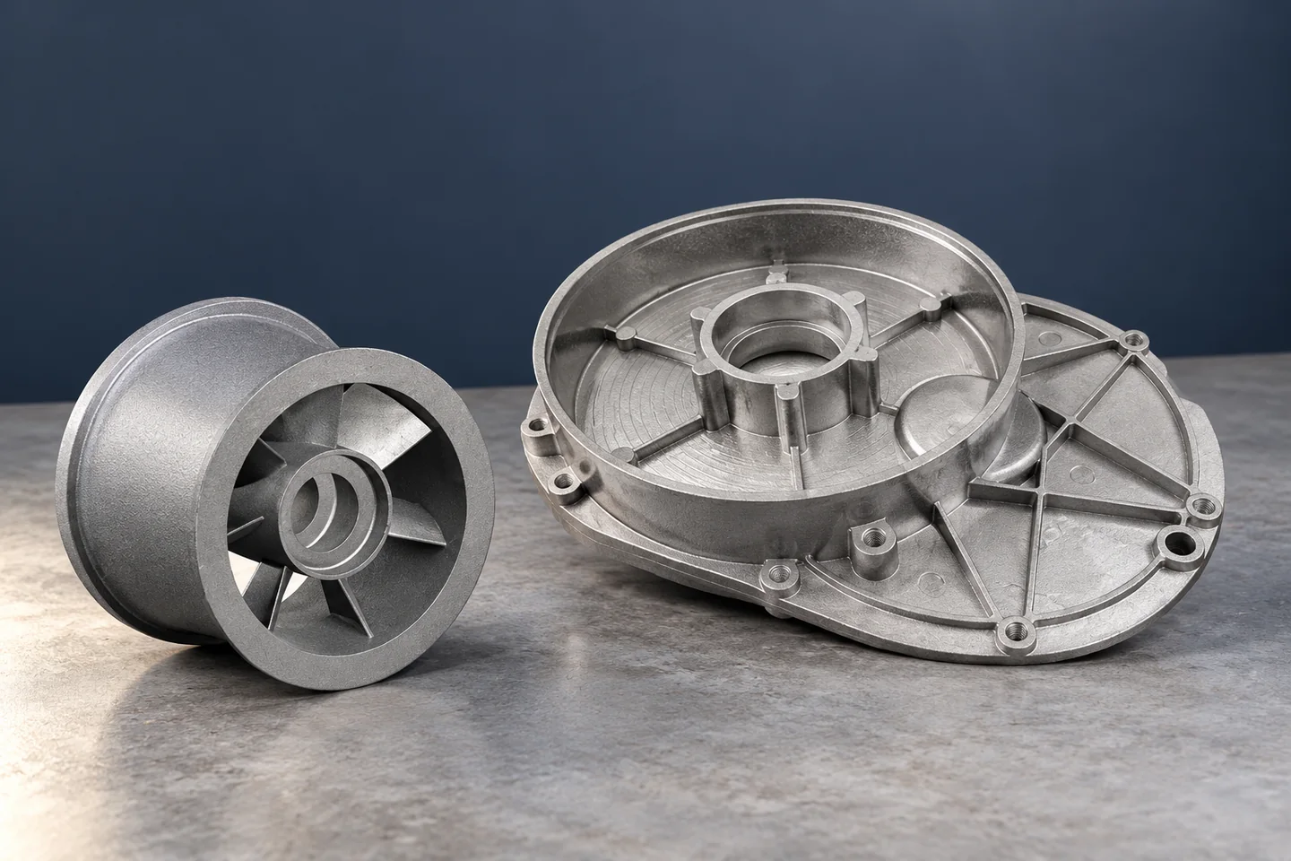 Representative flanged and housing forms for a shell-mold review.