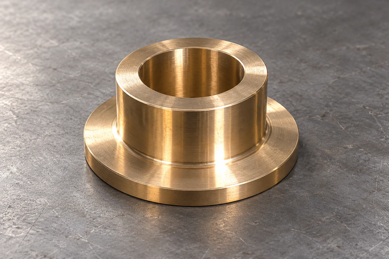 sleeve-fit concept based on our catalogue annular geometry; colour does not verify the ordered alloy.