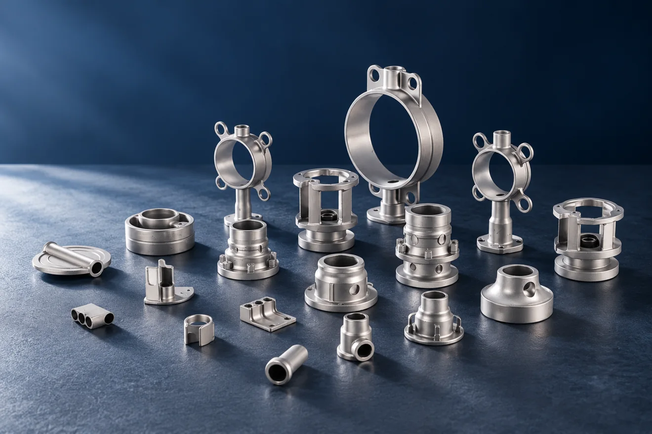 Assortment of component forms for an initial manufacturing enquiry