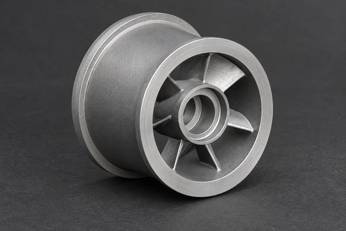A hollow hub and outer rim introduce a different internal-access arrangement.