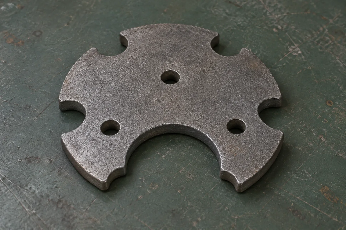 A notched plate offers broad surfaces and a different tooling discussion.
