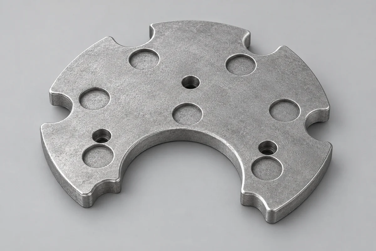 An open plate offers accessible outline and opening references.