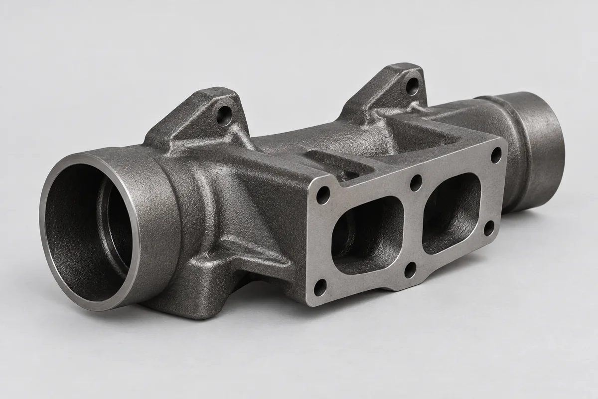 A manifold project starts with the actual runner and mounting geometry.