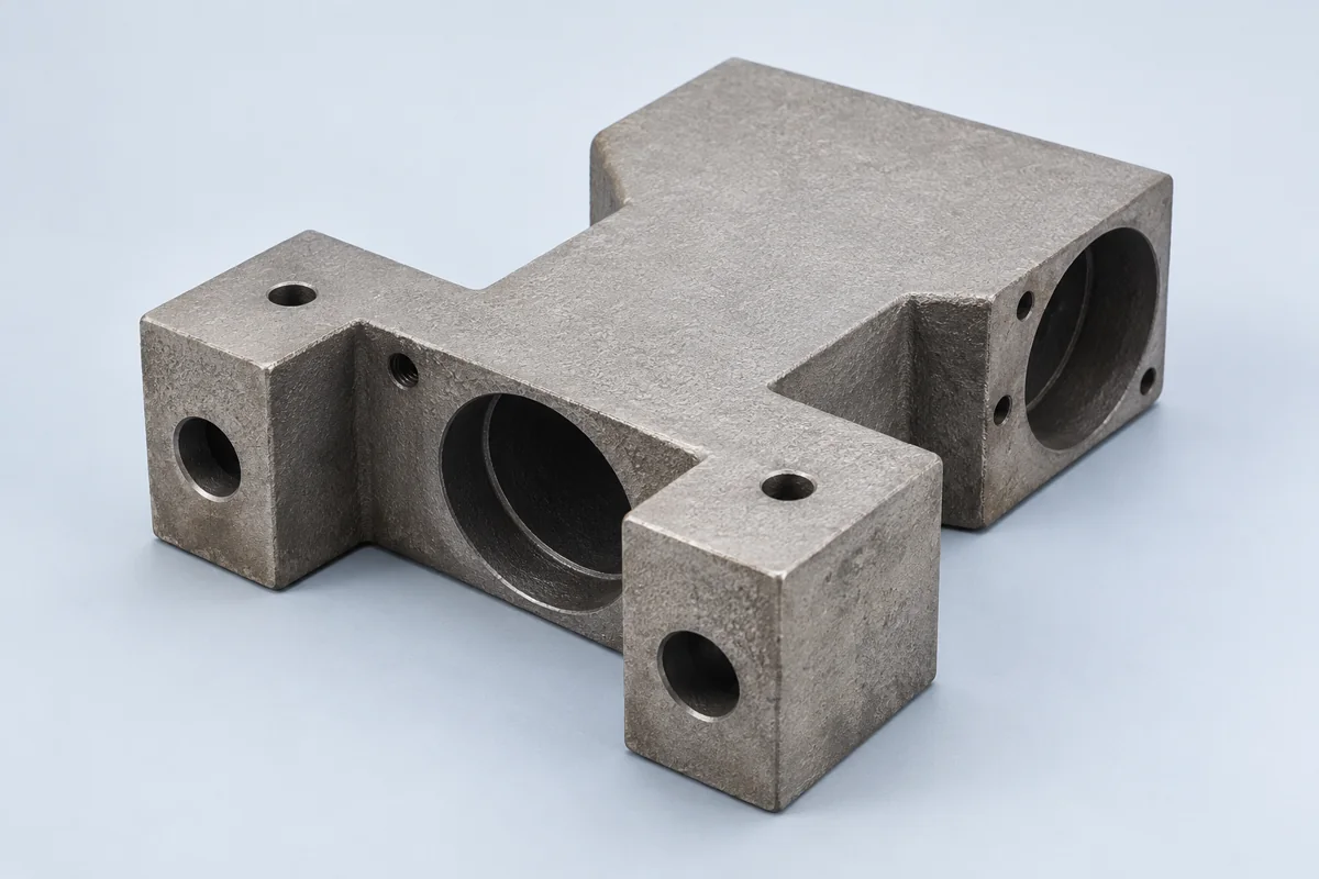 A multi-opening block illustrates another shell-moulding geometry.