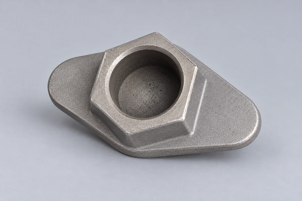 A flanged boss separates its internal contact from the outer appearance area.